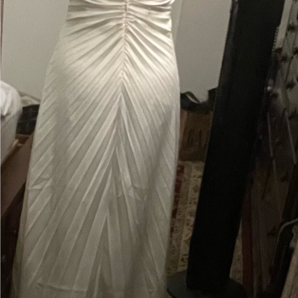 NWT - The A&F Giselle Sunburst Pleated Maxi Dress - Picture 8 of 11